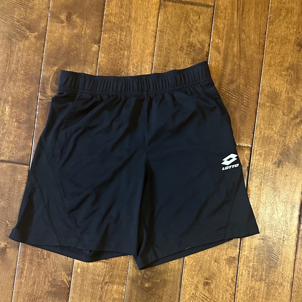 Boys Black Athletic Shorts‎ Size Large